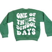 One of Those School Days - Melty Smiley (f & b) - BASIC Fleece Little Mama Shirt Shop LLC