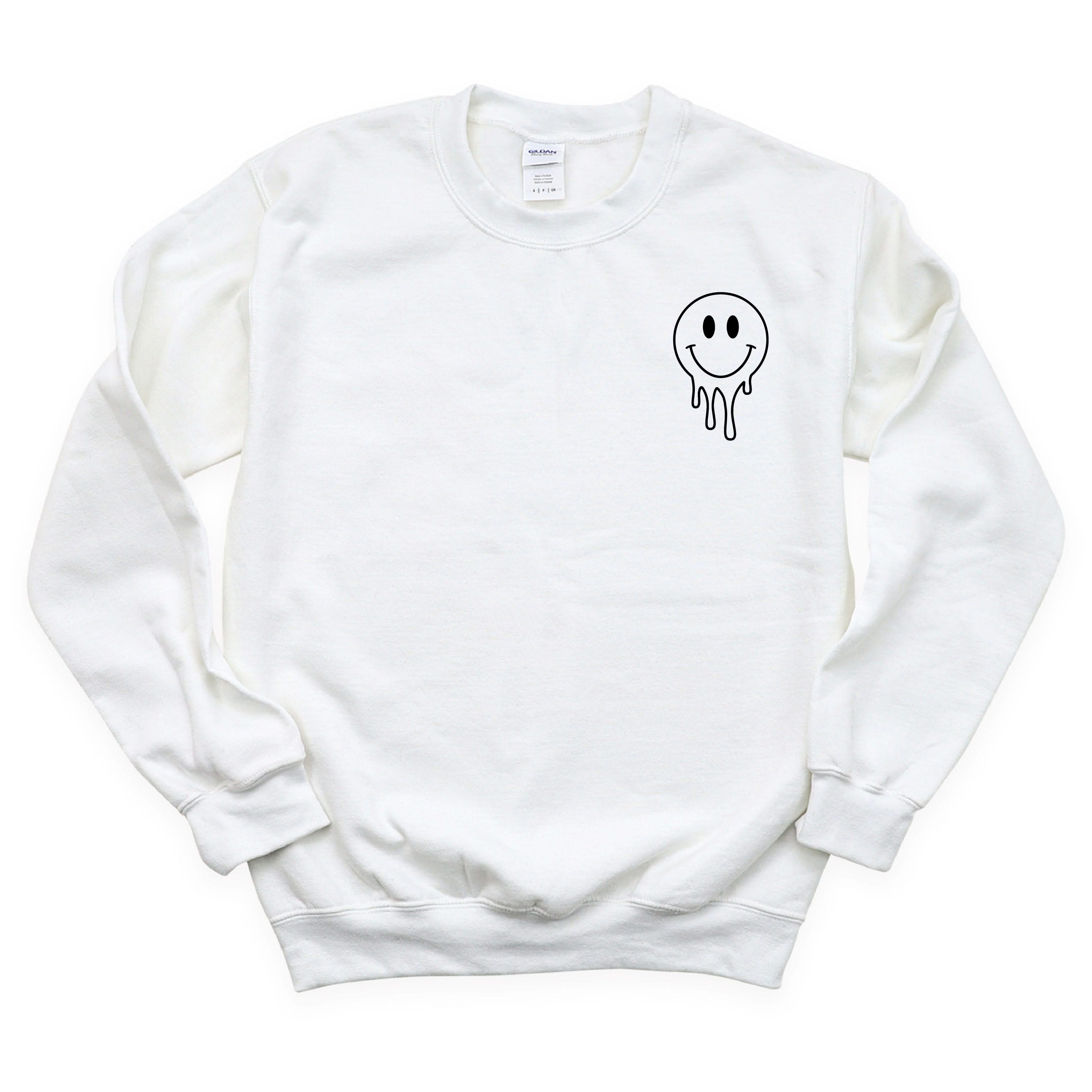 Living My Best Educator Life - Melty Smiley (pf & b)  - BASIC Fleece Little Mama Shirt Shop LLC