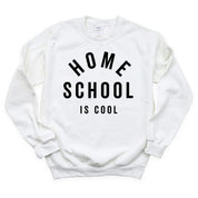 Home School Is Cool  - BASIC Fleece Little Mama Shirt Shop LLC