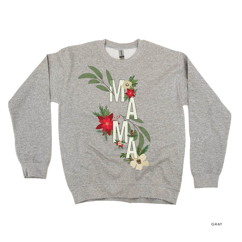 Christmas Floral Mama - BASIC Fleece