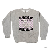 Dead Inside But It's Spooky Season - Basic Fleece Crewneck Little Mama Shirt Shop LLC