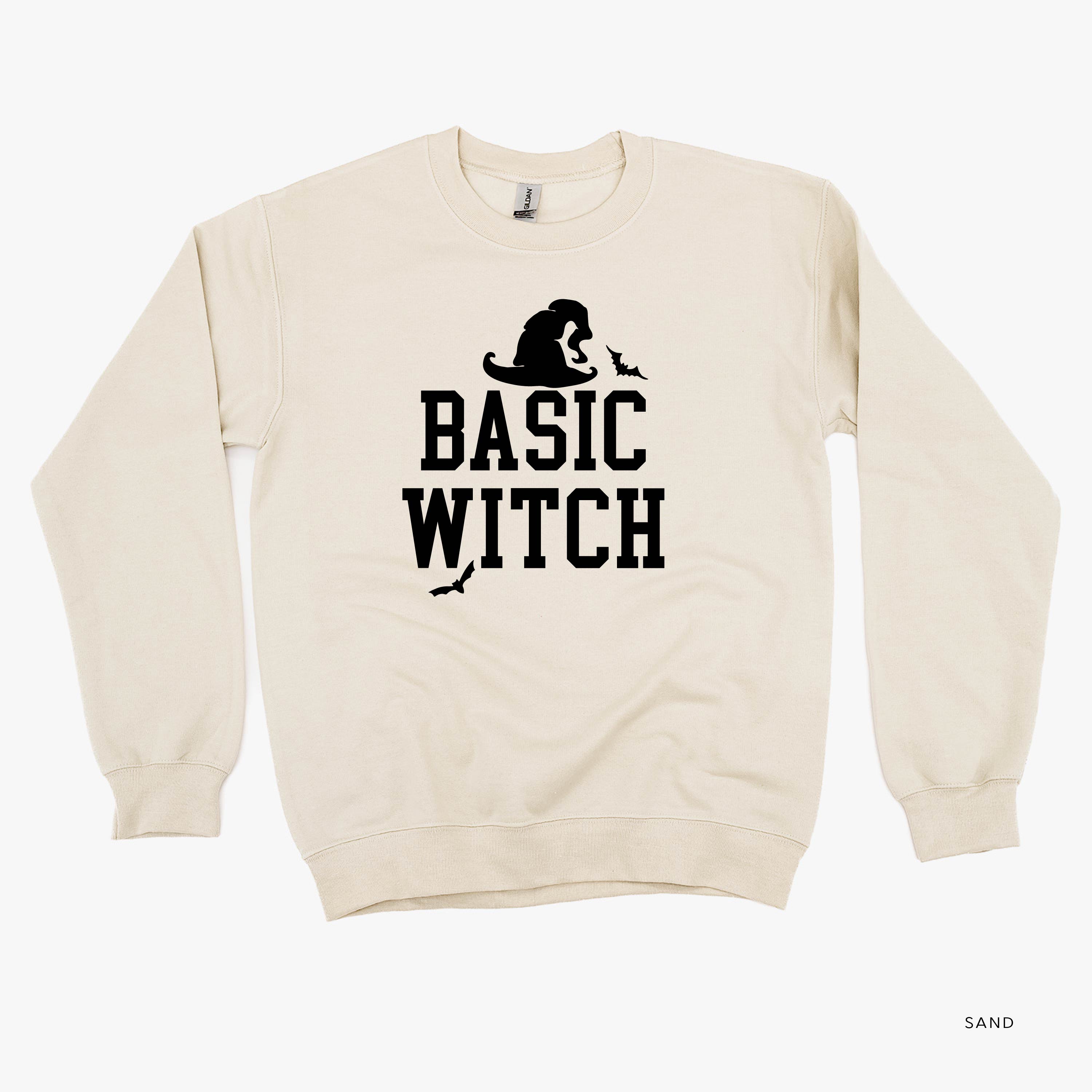 Basic Witch - Basic Fleece Crewneck Little Mama Shirt Shop LLC