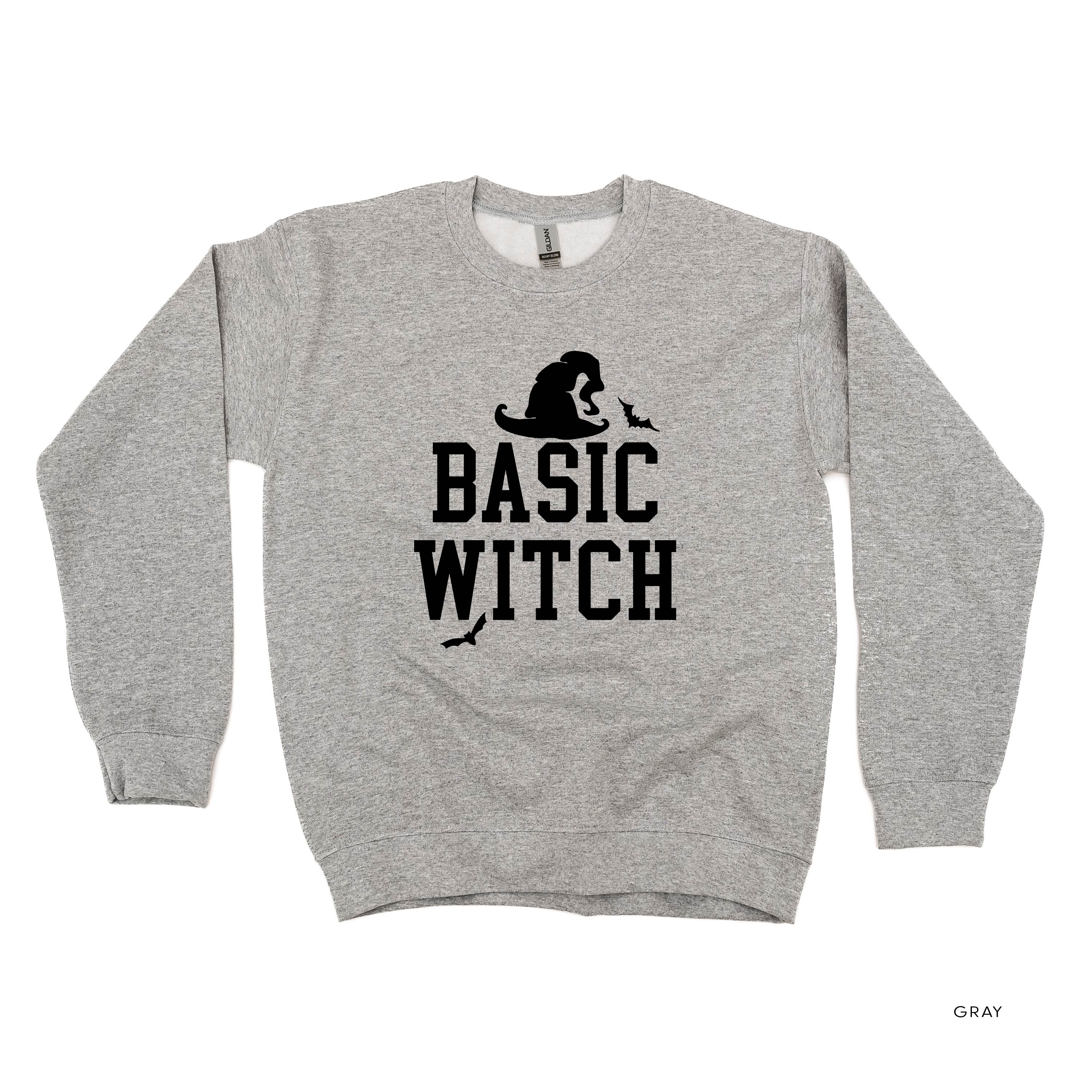 Basic Witch - Basic Fleece Crewneck Little Mama Shirt Shop LLC