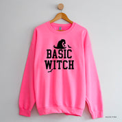 Basic Witch - Basic Fleece Crewneck Little Mama Shirt Shop LLC
