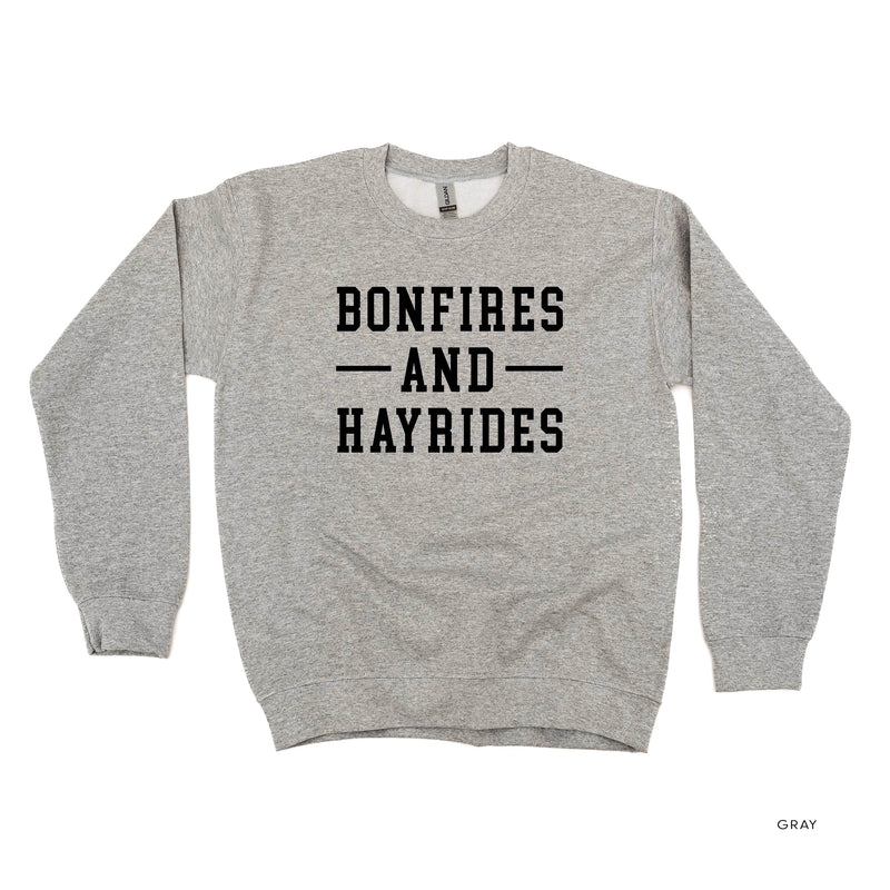 Bonfires and Hayrides - Basic Fleece Crewneck