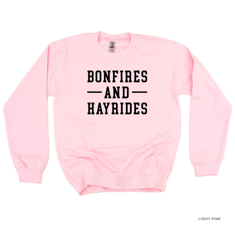 Bonfires and Hayrides - Basic Fleece Crewneck