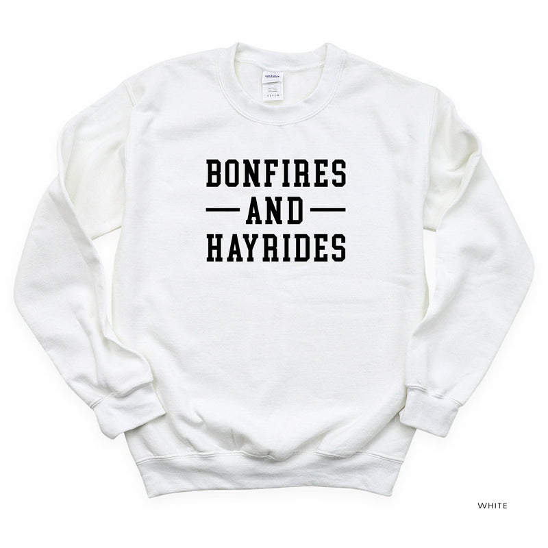 Bonfires and Hayrides - Basic Fleece Crewneck