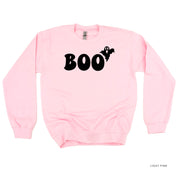 BOO (Ghost) - Basic Fleece Crewneck Little Mama Shirt Shop LLC