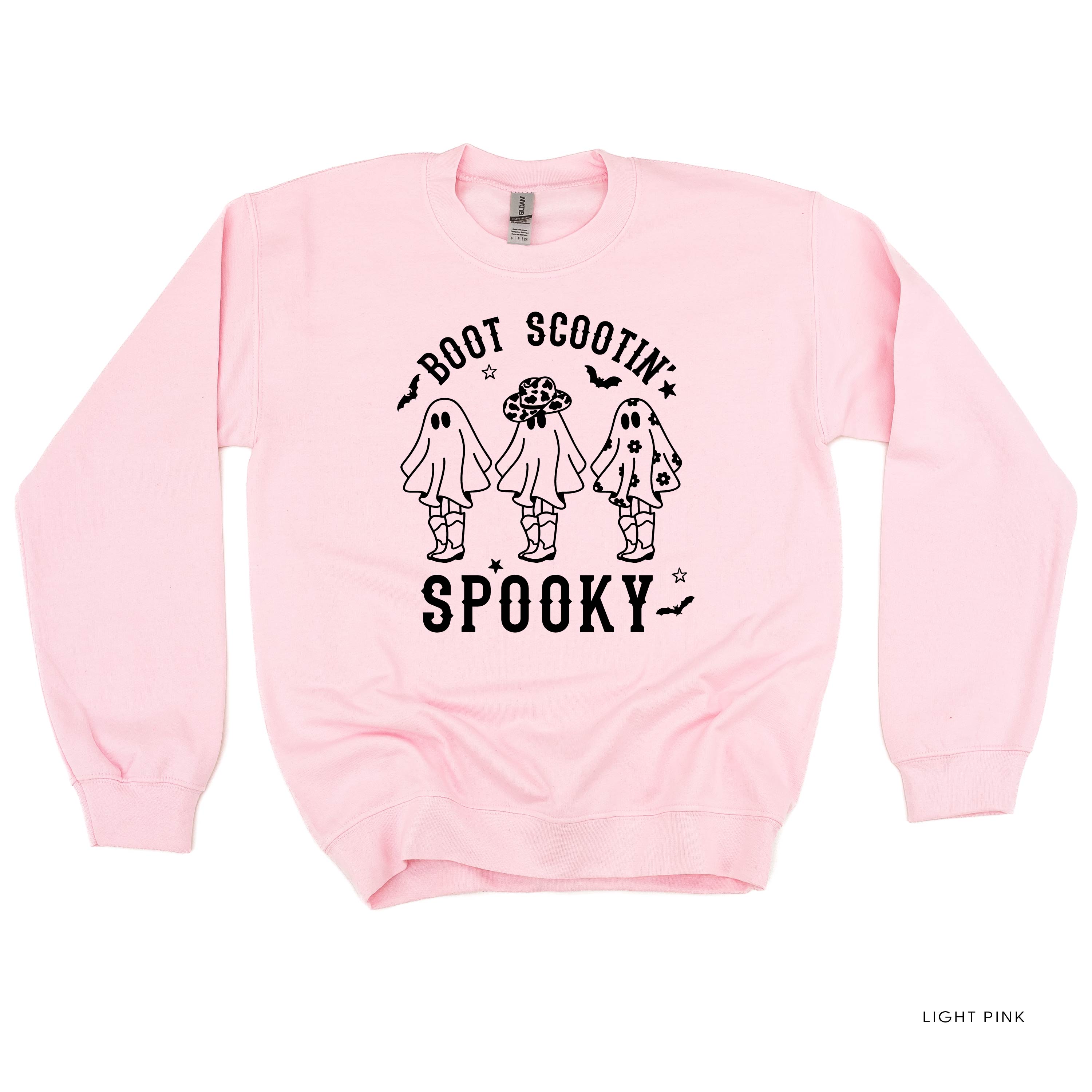 Boot Scootin' Spooky - Basic Fleece Crewneck Little Mama Shirt Shop LLC
