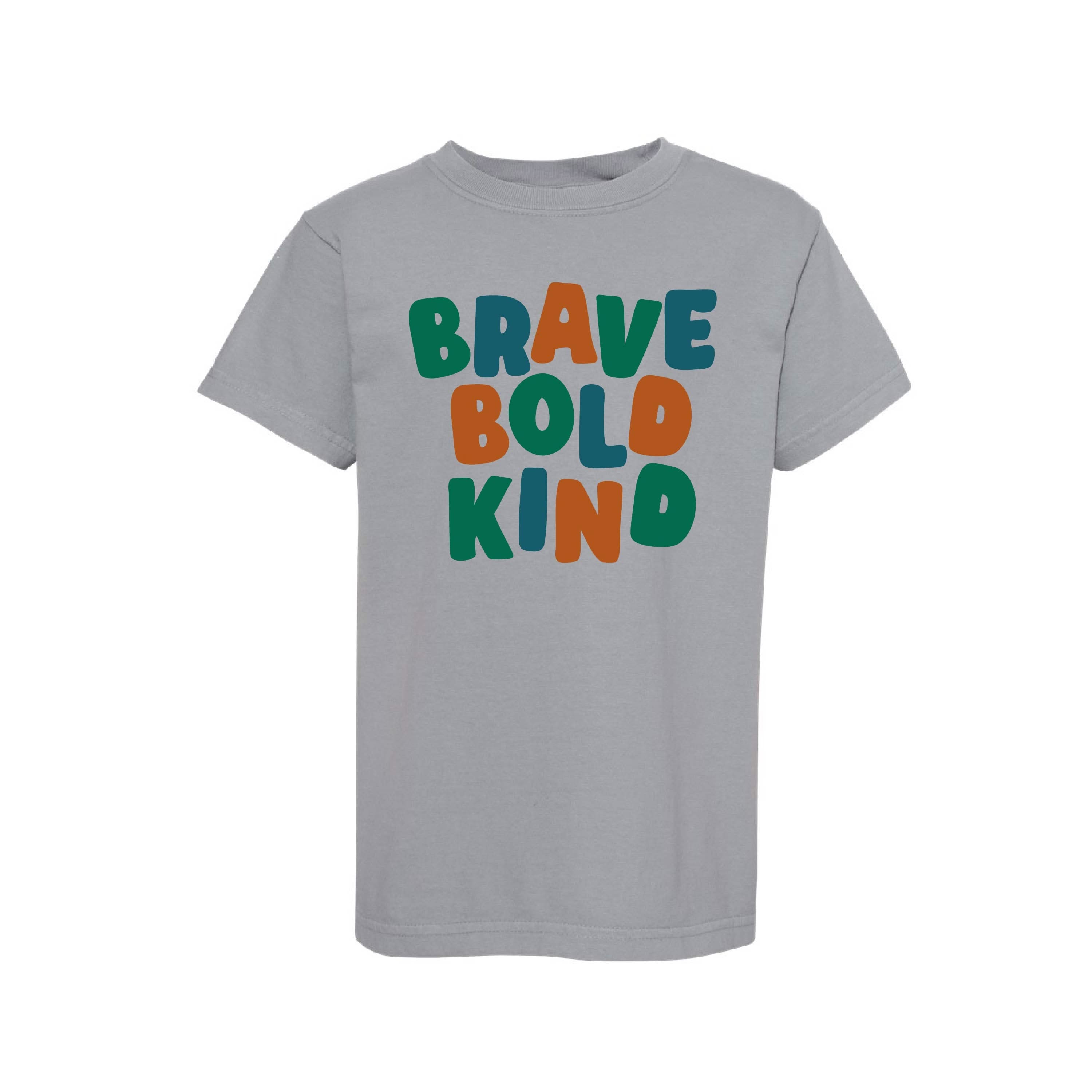 Brave Bold Kind - YOUTH Comfort Colors Tee Little Mama Shirt Shop