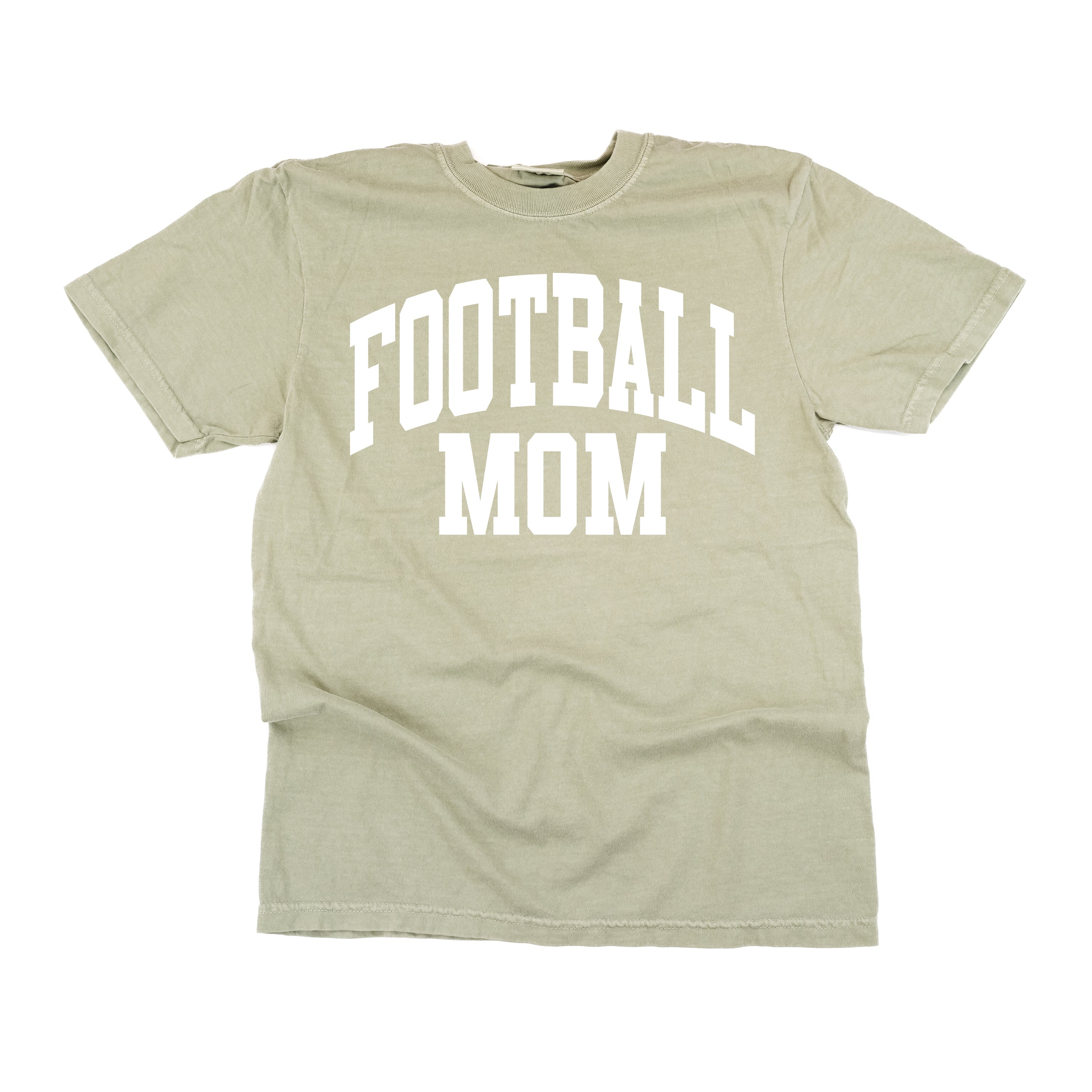 Varsity Style - FOOTBALL MOM - SHORT SLEEVE COMFORT COLORS TEE Little Mama Shirt Shop