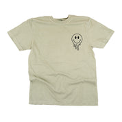 Living My Best Home School Life - Melty Smiley (pf & b) - Comfort Colors Tee Little Mama Shirt Shop