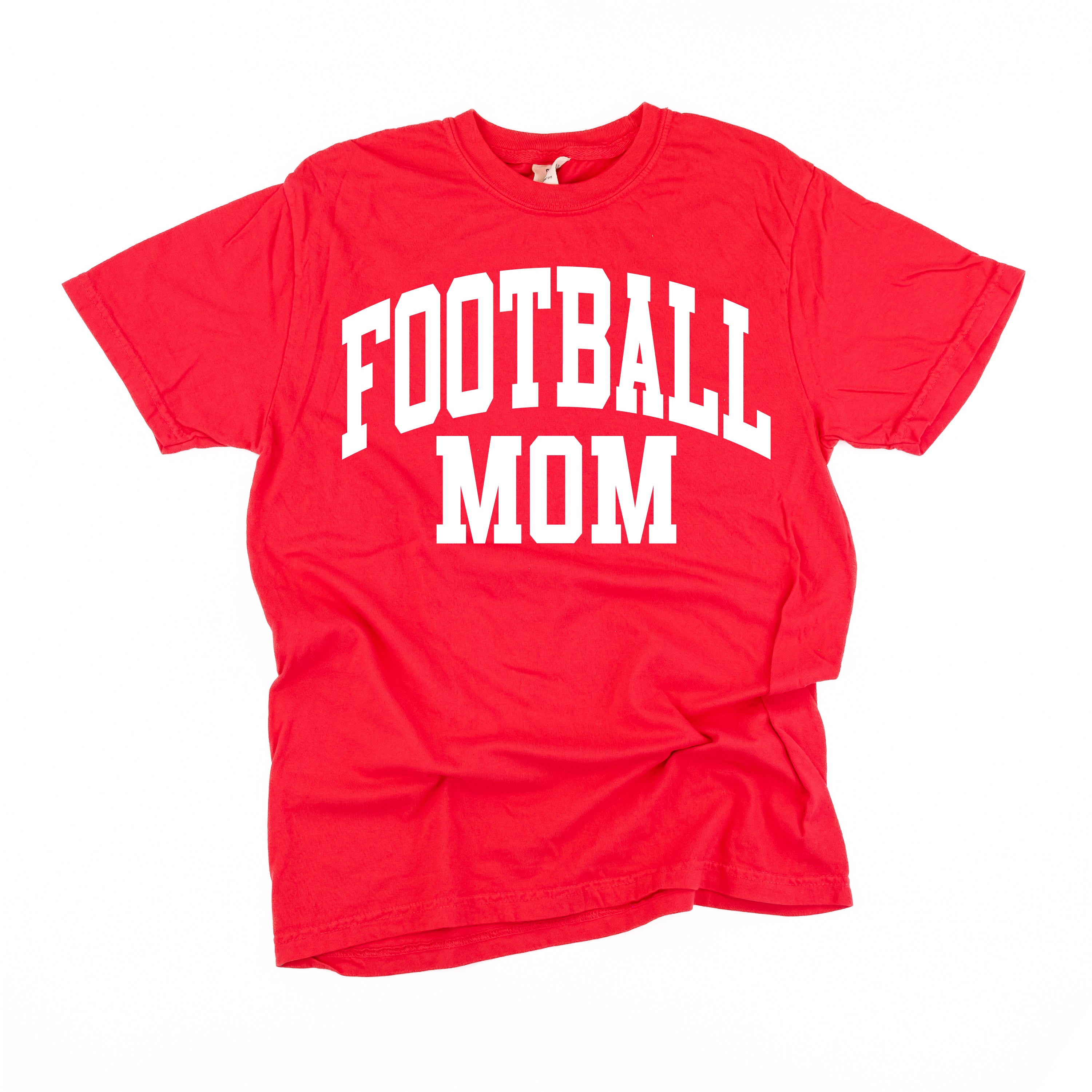 Varsity Style - FOOTBALL MOM - SHORT SLEEVE COMFORT COLORS TEE Little Mama Shirt Shop