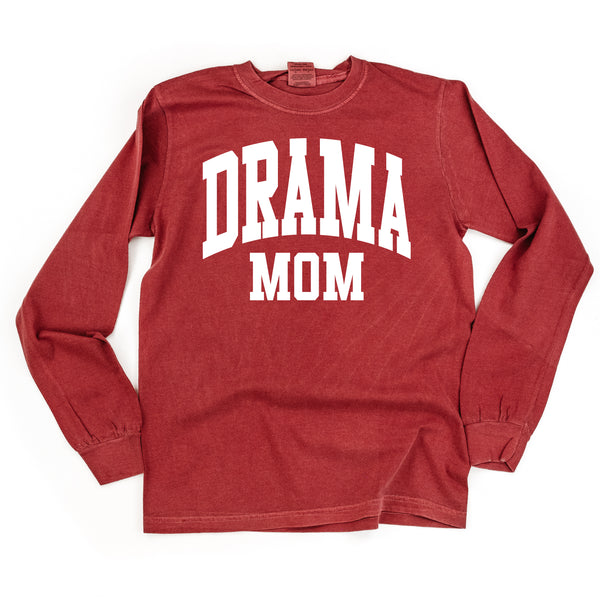 Varsity Style - DRAMA MOM - LONG SLEEVE COMFORT COLORS TEE