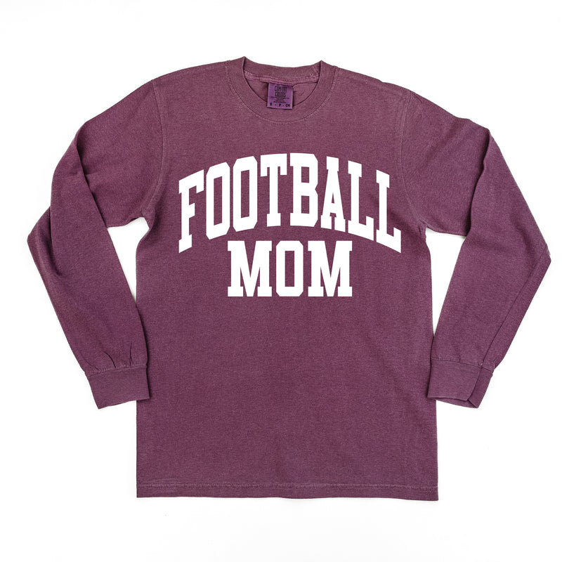 Varsity Style - FOOTBALL MOM - LONG SLEEVE COMFORT COLORS TEE