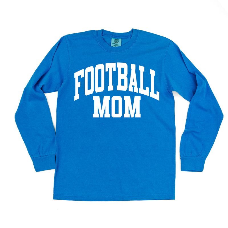 Varsity Style - FOOTBALL MOM - LONG SLEEVE COMFORT COLORS TEE