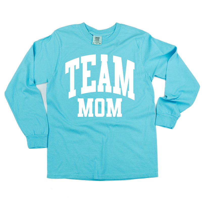 Varsity Style - TEAM MOM - LONG SLEEVE COMFORT COLORS TEE