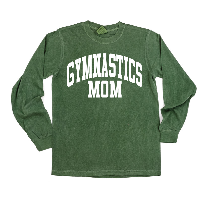 Varsity Style - GYMNASTICS MOM - LONG SLEEVE COMFORT COLORS TEE