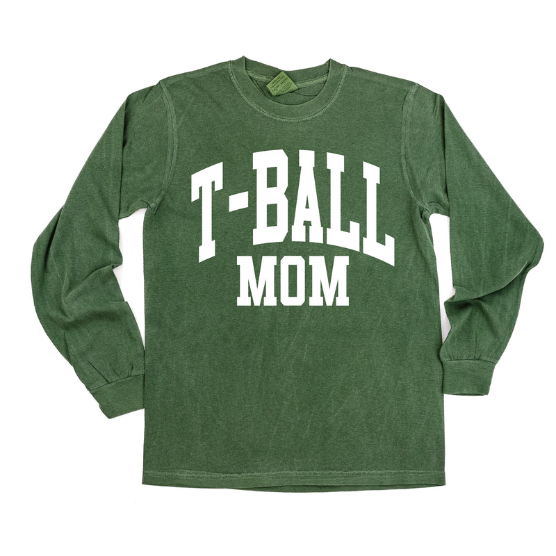 Varsity Style - T-BALL MOM - LONG SLEEVE COMFORT COLORS TEE
