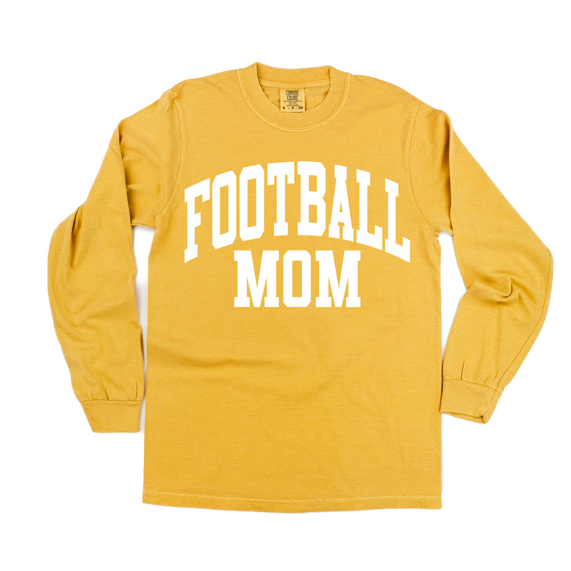 Varsity Style - FOOTBALL MOM - LONG SLEEVE COMFORT COLORS TEE