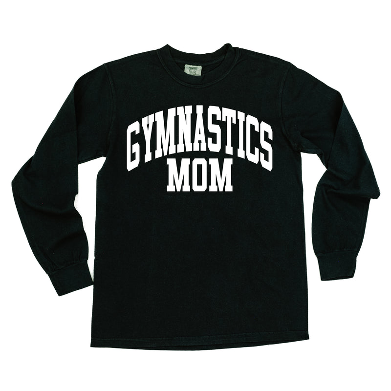 Varsity Style - GYMNASTICS MOM - LONG SLEEVE COMFORT COLORS TEE