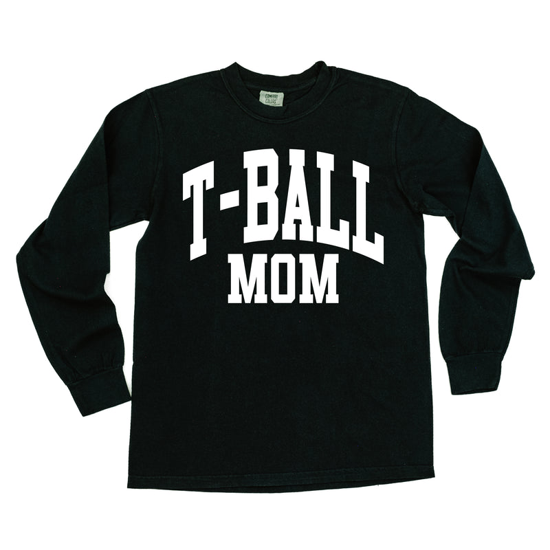 Varsity Style - T-BALL MOM - LONG SLEEVE COMFORT COLORS TEE