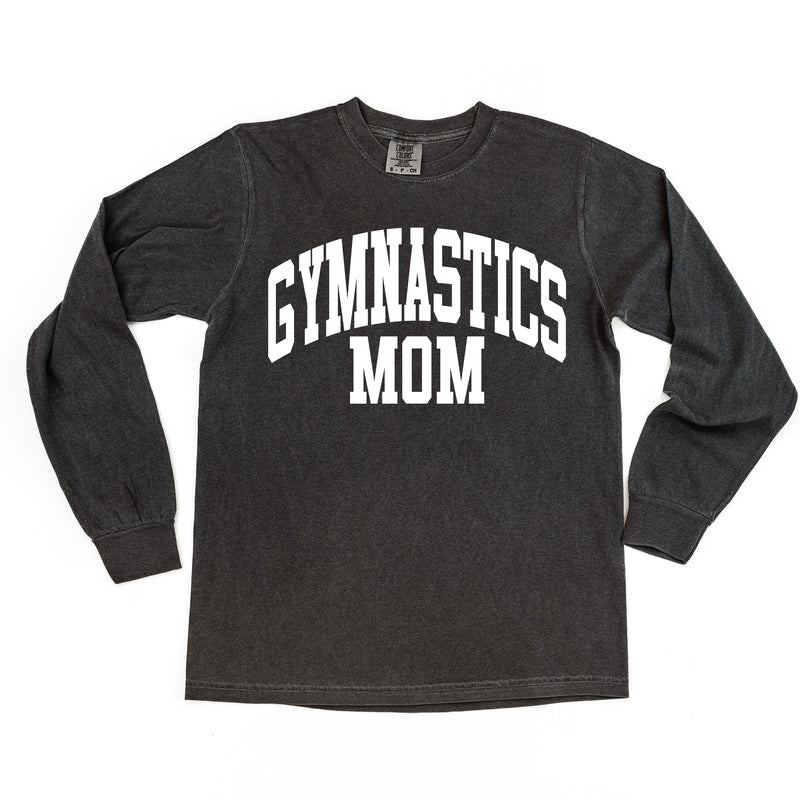 Varsity Style - GYMNASTICS MOM - LONG SLEEVE COMFORT COLORS TEE