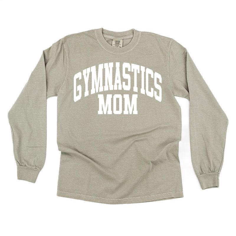 Varsity Style - GYMNASTICS MOM - LONG SLEEVE COMFORT COLORS TEE