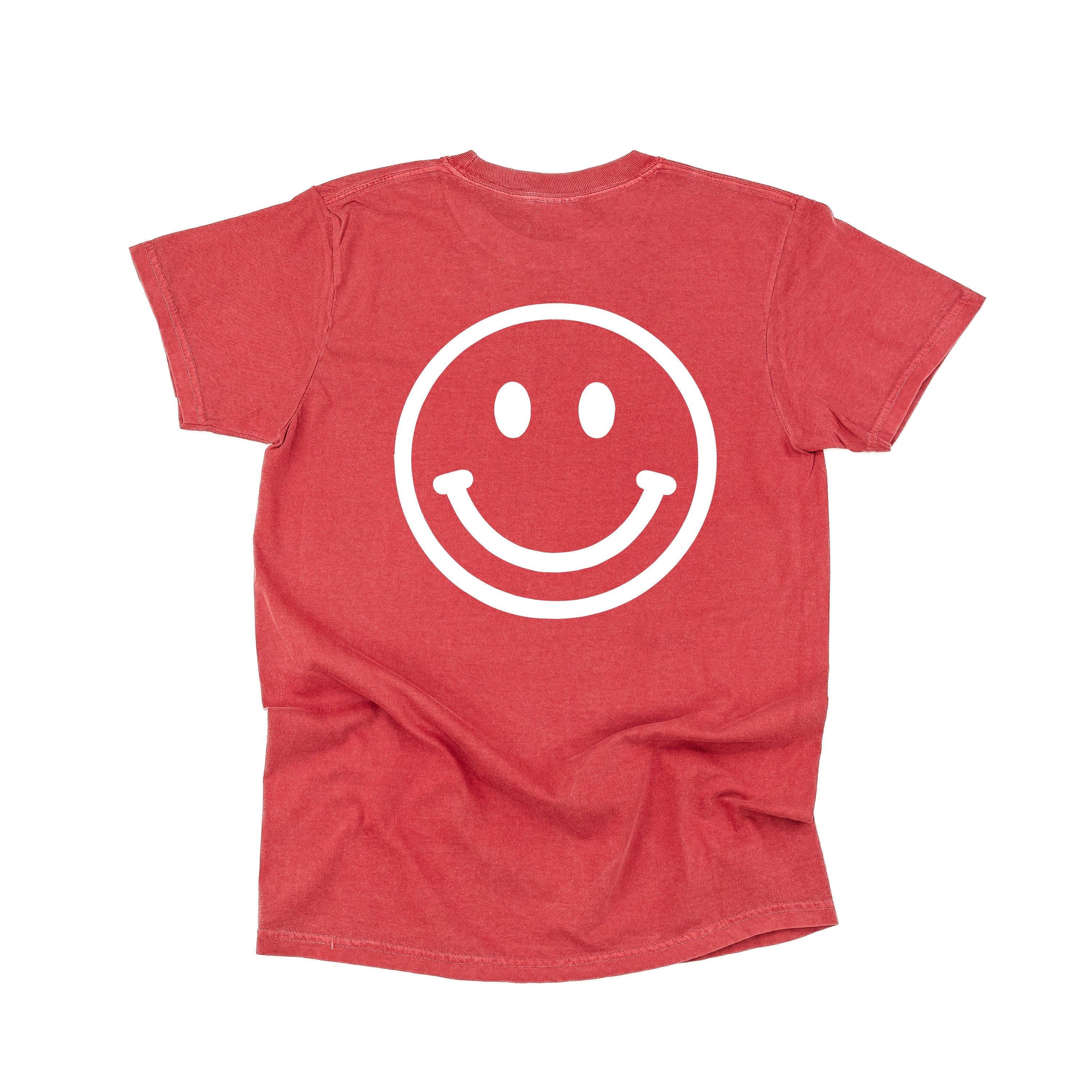 Minivan Mom - Smiley Face (f & b) - Comfort Colors Tee Little Mama Shirt Shop