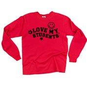 Love My Students - LONG SLEEVE Comfort Colors Tee Little Mama Shirt Shop