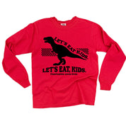 Let's Eat, Kids. - LONG SLEEVE Comfort Colors Tee Little Mama Shirt Shop