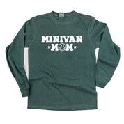 Minivan Mom - Smiley Face (f & b) - LONG SLEEVE Comfort Colors Tee Little Mama Shirt Shop