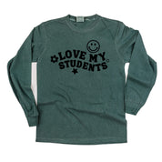 Love My Students - LONG SLEEVE Comfort Colors Tee Little Mama Shirt Shop