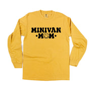 Minivan Mom - Smiley Face (f & b) - LONG SLEEVE Comfort Colors Tee Little Mama Shirt Shop