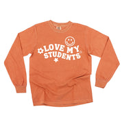 Love My Students - LONG SLEEVE Comfort Colors Tee Little Mama Shirt Shop