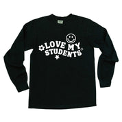 Love My Students - LONG SLEEVE Comfort Colors Tee Little Mama Shirt Shop