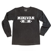 Minivan Mom - Smiley Face (f & b) - LONG SLEEVE Comfort Colors Tee Little Mama Shirt Shop