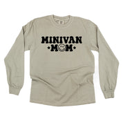 Minivan Mom - Smiley Face (f & b) - LONG SLEEVE Comfort Colors Tee Little Mama Shirt Shop