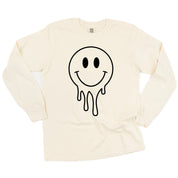 One of Those Home School Days - Melty Smiley (f & b) - LONG SLEEVE Comfort Colors Tee Little Mama Shirt Shop