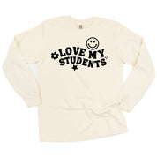 Love My Students - LONG SLEEVE Comfort Colors Tee Little Mama Shirt Shop