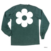 I'm Not a Regular Teacher I'm a Cool Teacher - Flower (f & b) - LONG SLEEVE Comfort Colors Tee Little Mama Shirt Shop