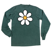 DAISY - MAMA - w/ Full Daisy on Back - LONG SLEEVE COMFORT COLORS TEE Little Mama Shirt Shop