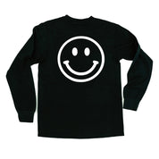 Minivan Mom - Smiley Face (f & b) - LONG SLEEVE Comfort Colors Tee Little Mama Shirt Shop