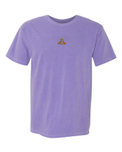 Embroidered Comfort Colors Tee - Fall Teddy Bear (center) Little Mama Shirt Shop