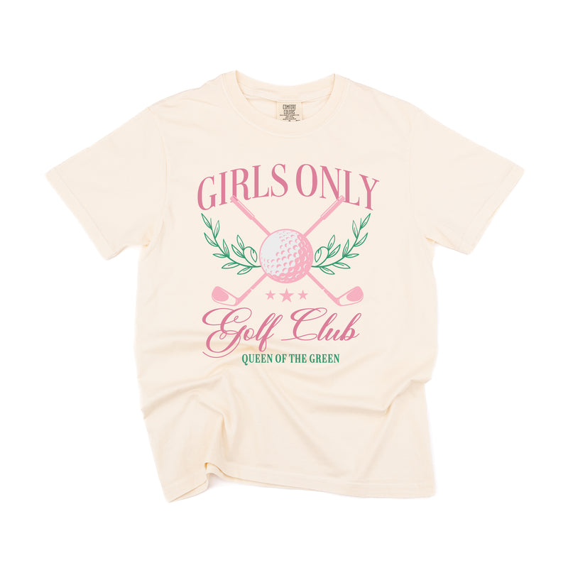 Girls Only Golf Club (Girl's Girl Version) - SHORT SLEEVE COMFORT COLORS TEE