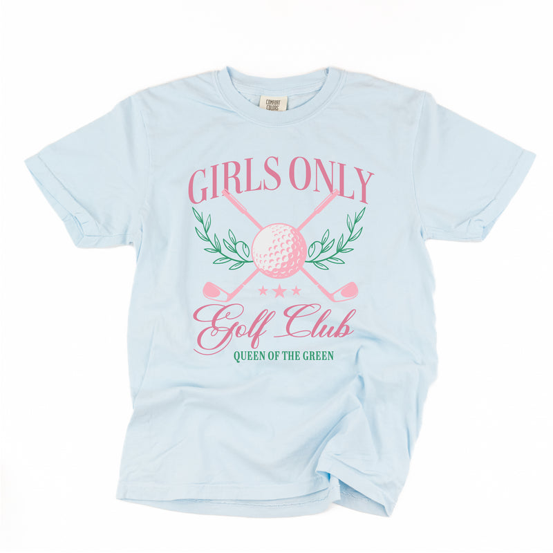 Girls Only Golf Club (Girl's Girl Version) - SHORT SLEEVE COMFORT COLORS TEE