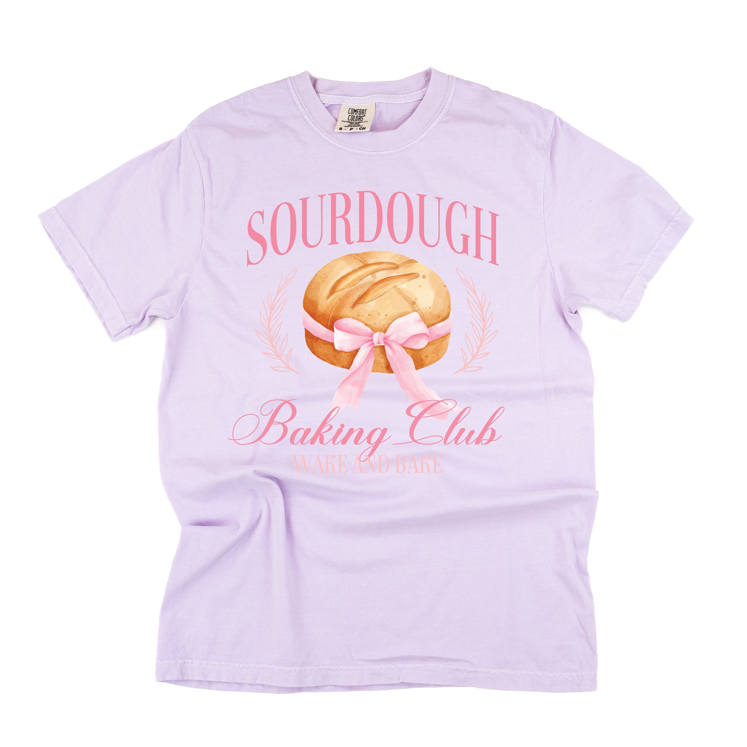 Sourdough Baking Club (Girl's Girl Version) - Comfort Colors Tee Little Mama Shirt Shop