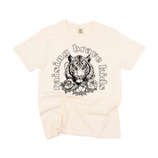 Raising Brave Kids (Plural) - Comfort Colors Tee Little Mama Shirt Shop