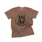 Raising Brave Kids (Plural) - Comfort Colors Tee Little Mama Shirt Shop