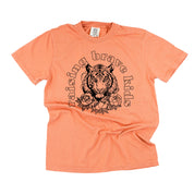 Raising Brave Kids (Plural) - Comfort Colors Tee Little Mama Shirt Shop